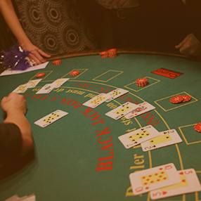 Mesa de Blackjack ao vivo