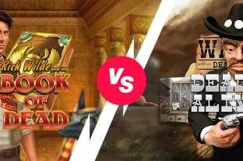 Duelo de Slots: Book of Dead vs Dead or Alive